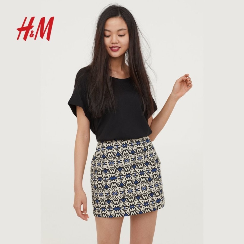 Jacquard Weave Mini skirt